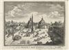 Collection of approximately 110 etched and engraved views of Italy.